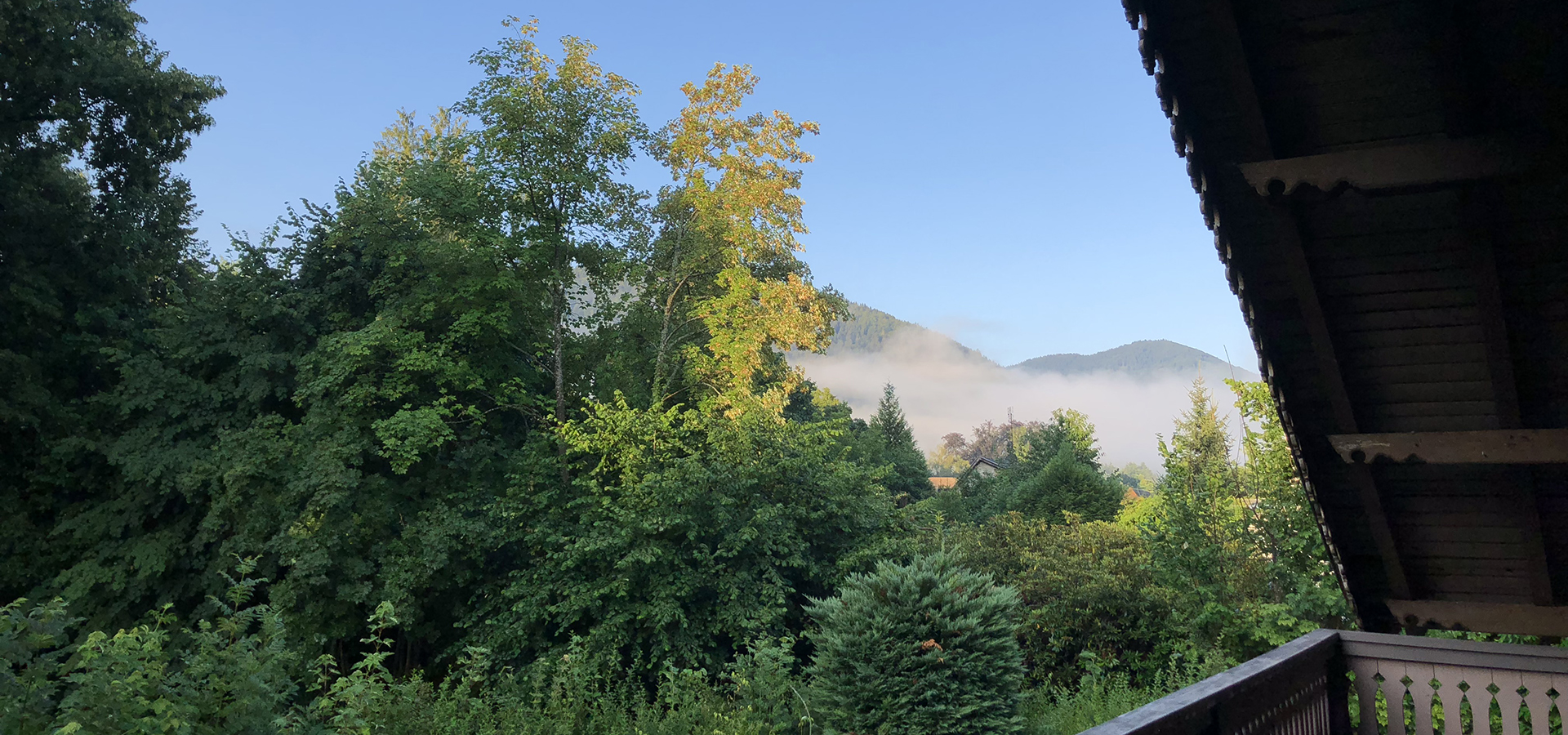 Vue panoramique sur les Vosges depuis la Datcha